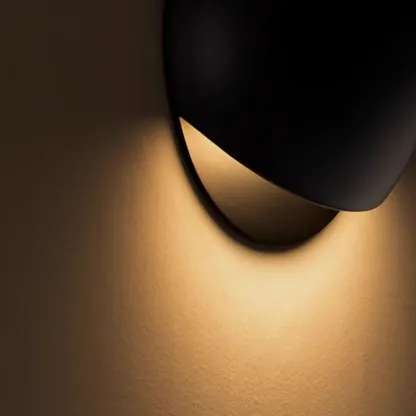 Modern Metallic Spherical 1-Light Wall Sconce Image - 11