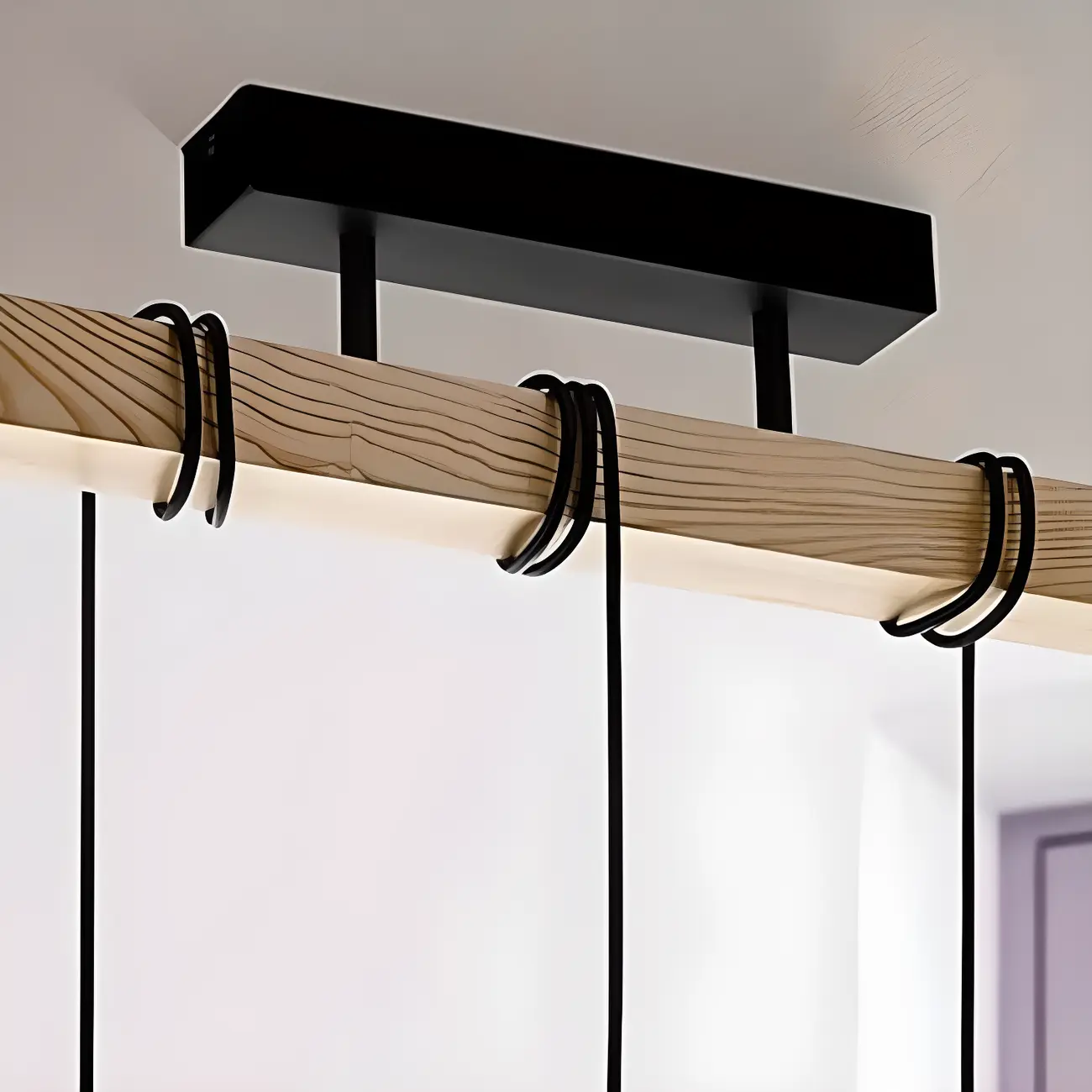 Industrial Black Metal Rhombus Island Light for Kitchen Image - 15 | homeyfad