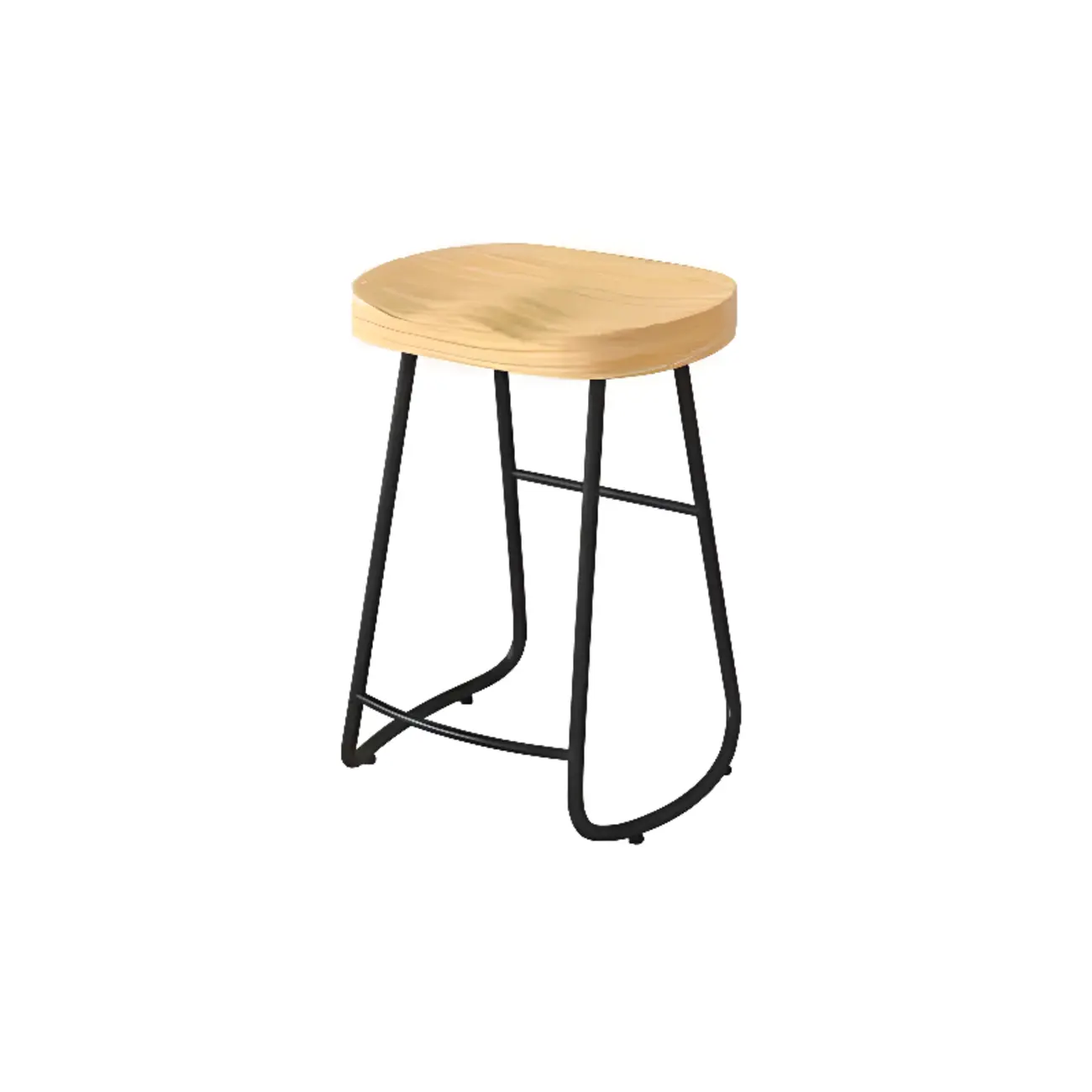 Modern Natural Wood Counter Height Bar Stools Image - 13 | homeyfad