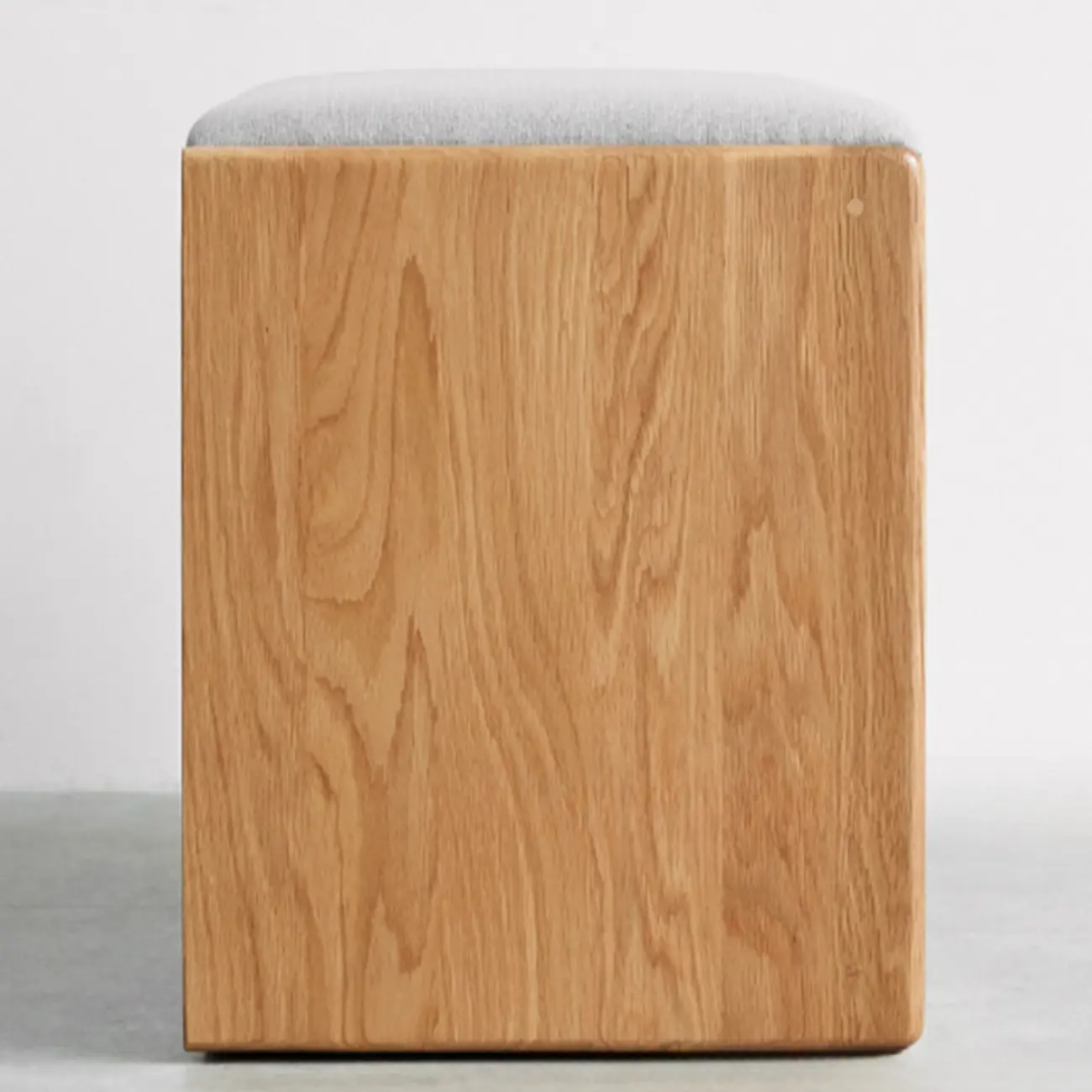 Scandinavian Oak Shoe Storage Bench with Cushion Image - 4 | homeyfad