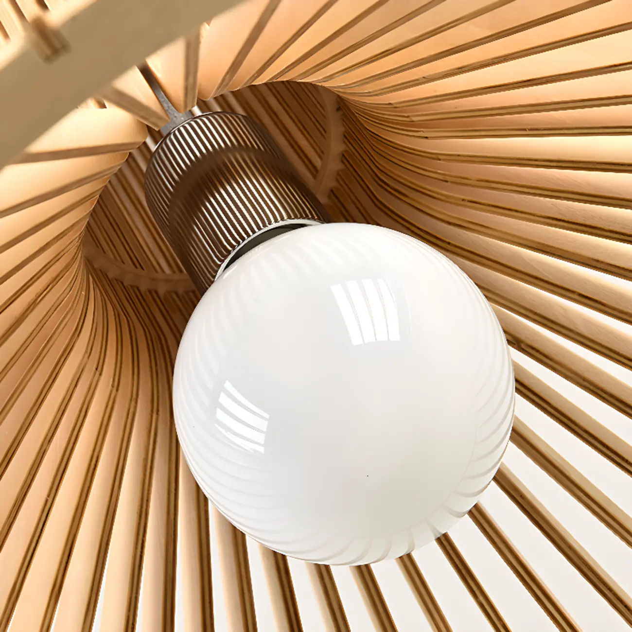 Oriental Adjustable Wood Pendant Light for Kitchen Dining Image - 24 | homeyfad