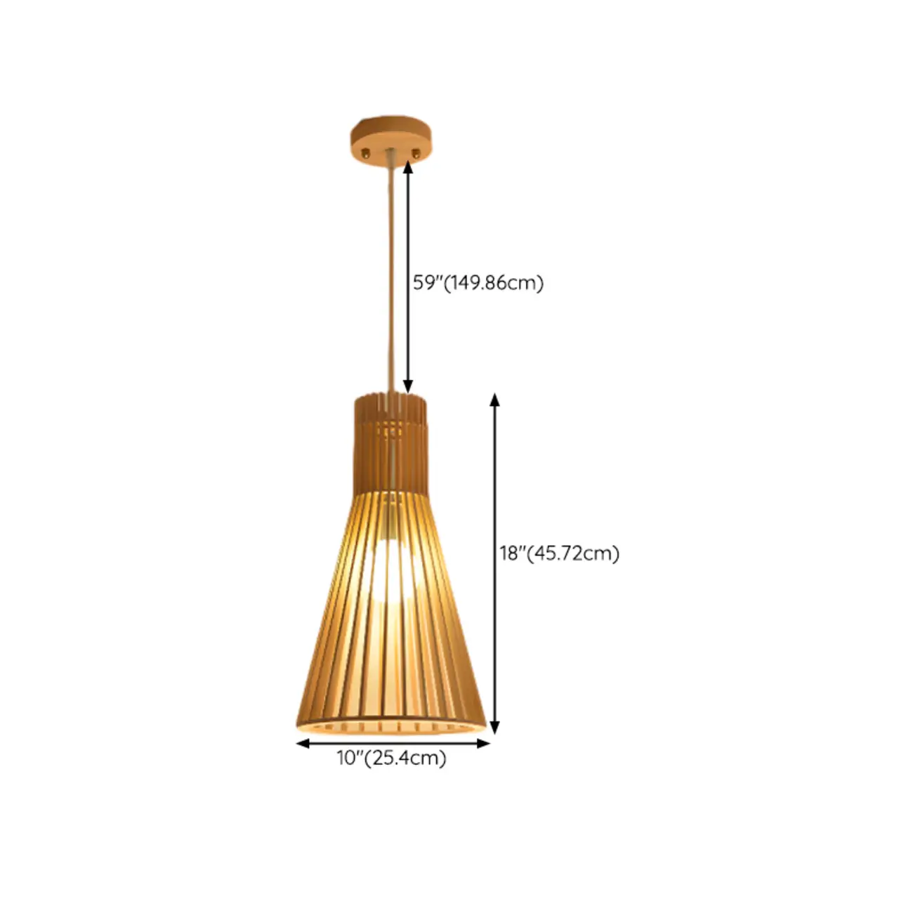 Oriental Adjustable Wood Pendant Light for Kitchen Dining Image - 32 | homeyfad
