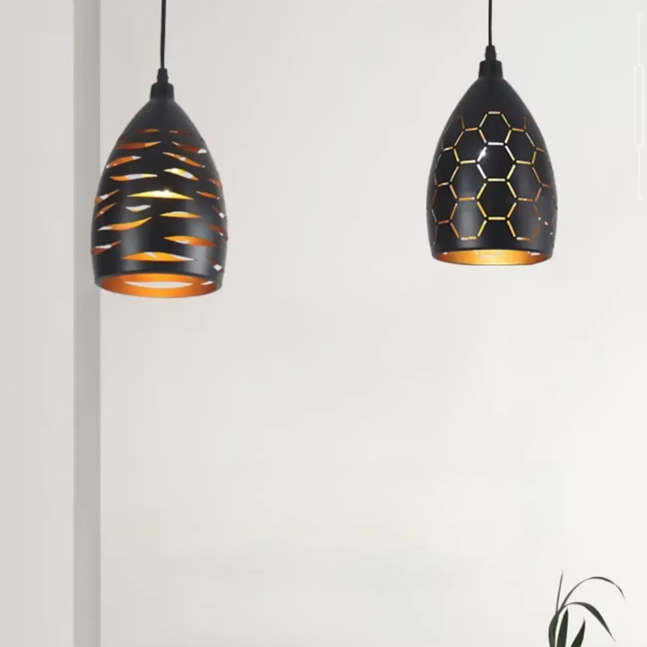 Industrial Black Metal Cone Pendant Light Adjustable for Dining Image - 3