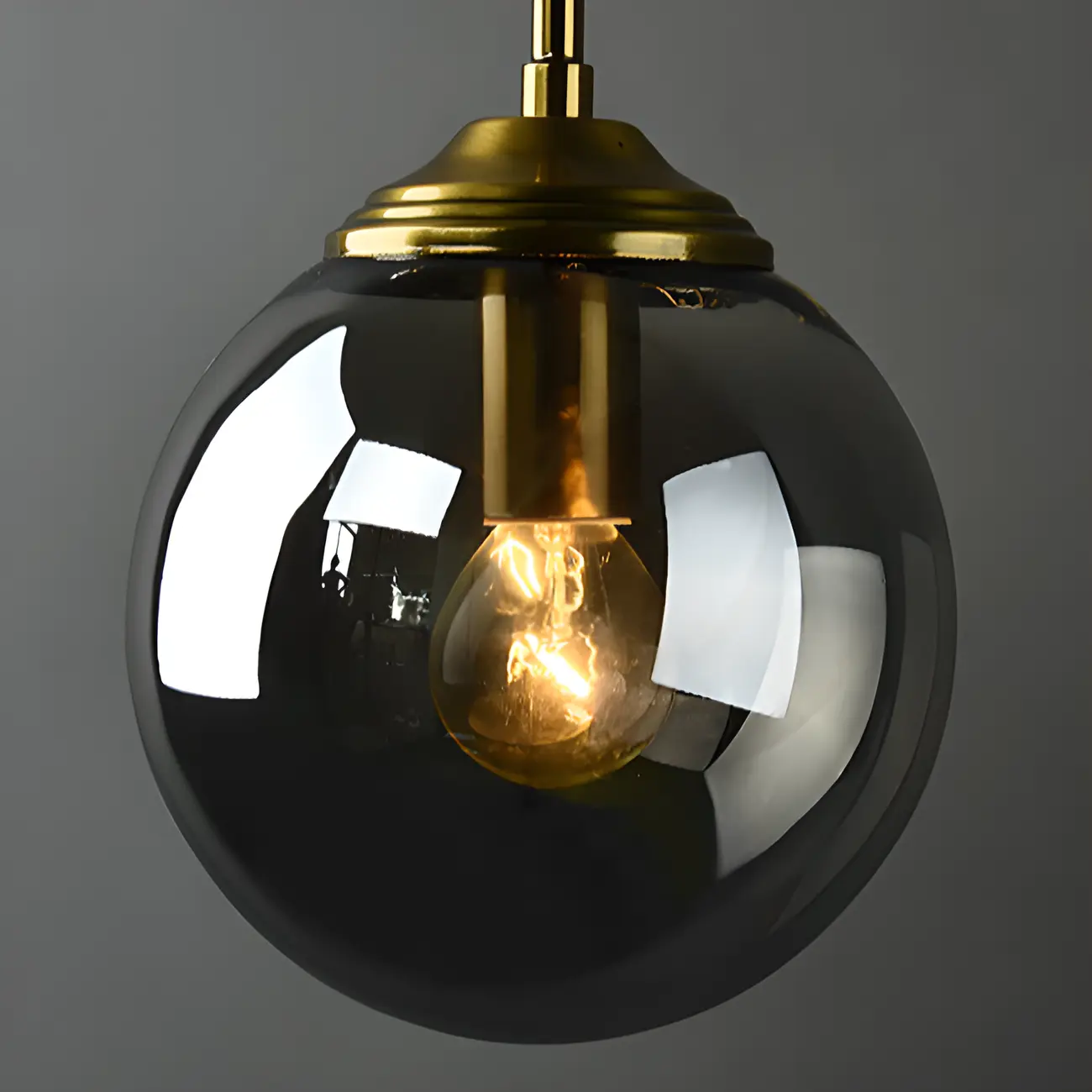 Modern Gold Globe Glass Wall Vanity Light for Bathroom | homeyfad
