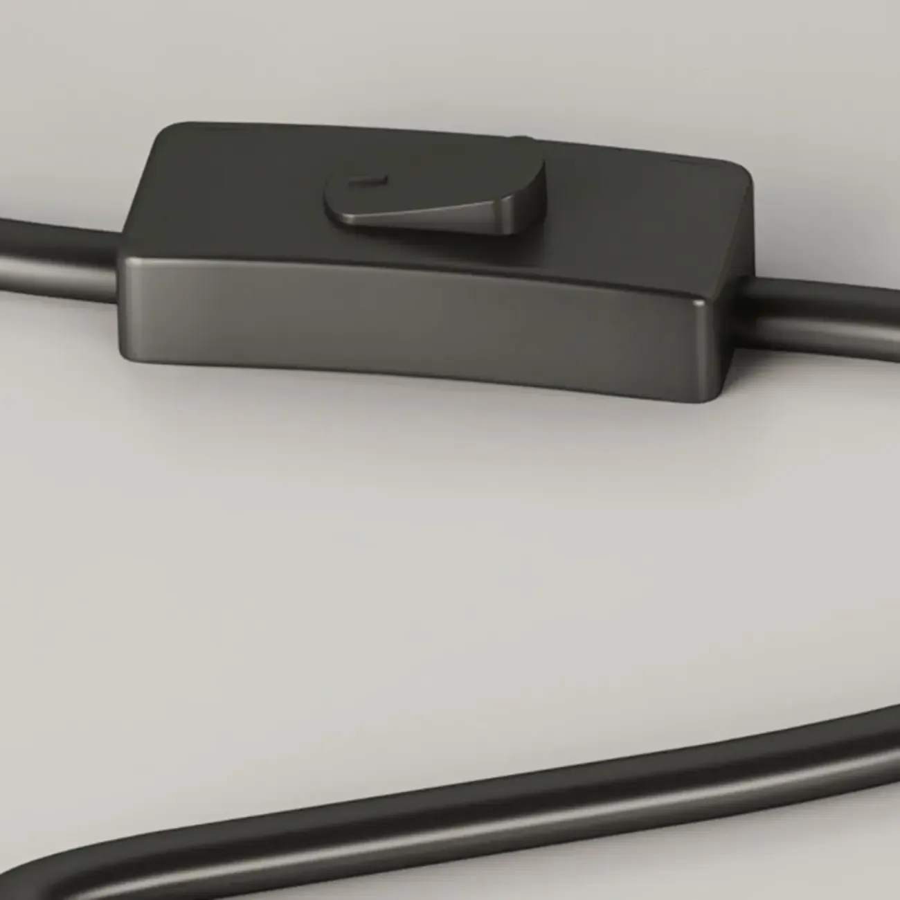 Modern Arc Floor Lamp Plug-In Adjustable Height for Living Room