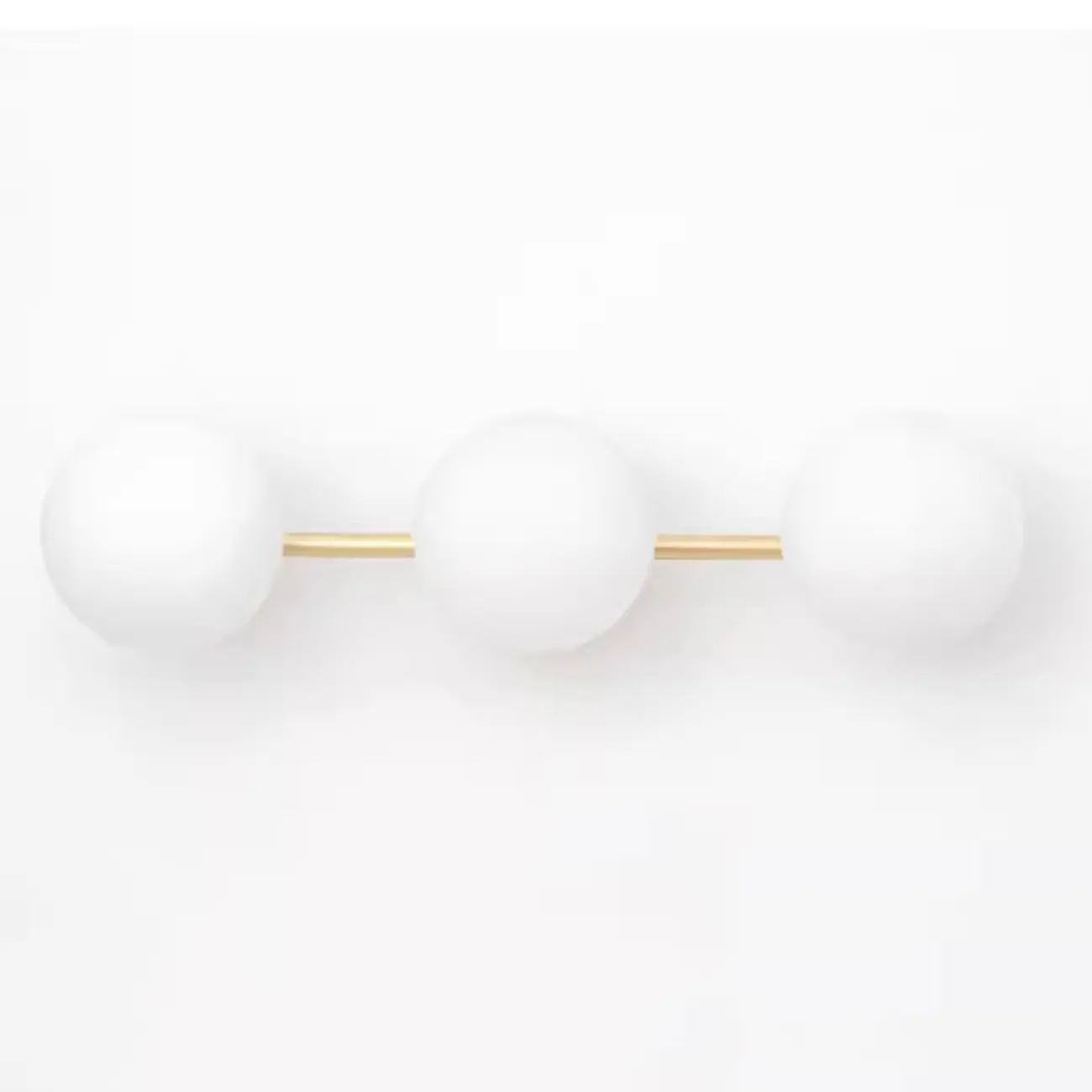 Modern Gold Metal Vanity Light with Globe Glass for Bathroom Image - 13 | homeyfad