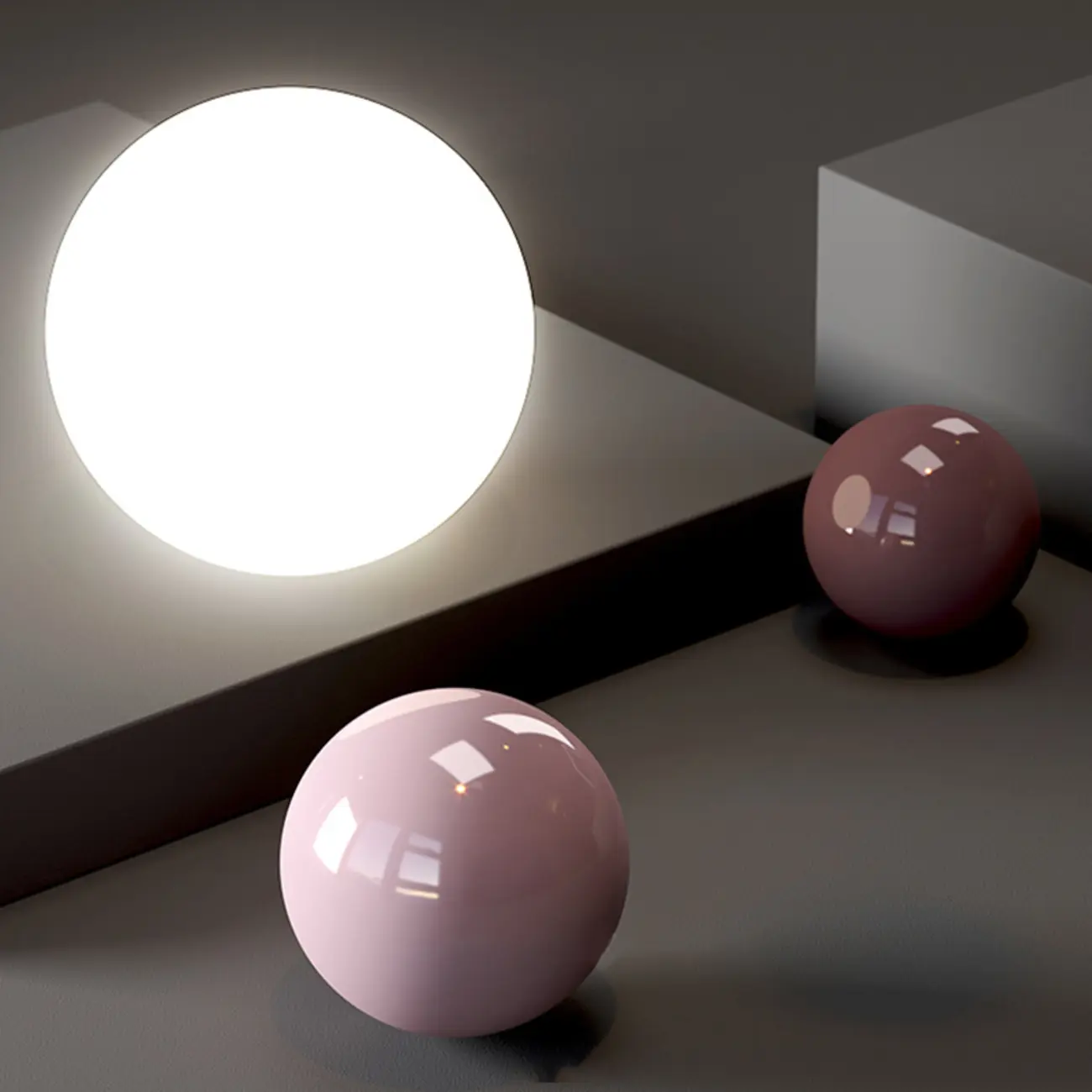 Modern Plastic Beige Globe Bi-pin Pendant Light Image - 15 | homeyfad