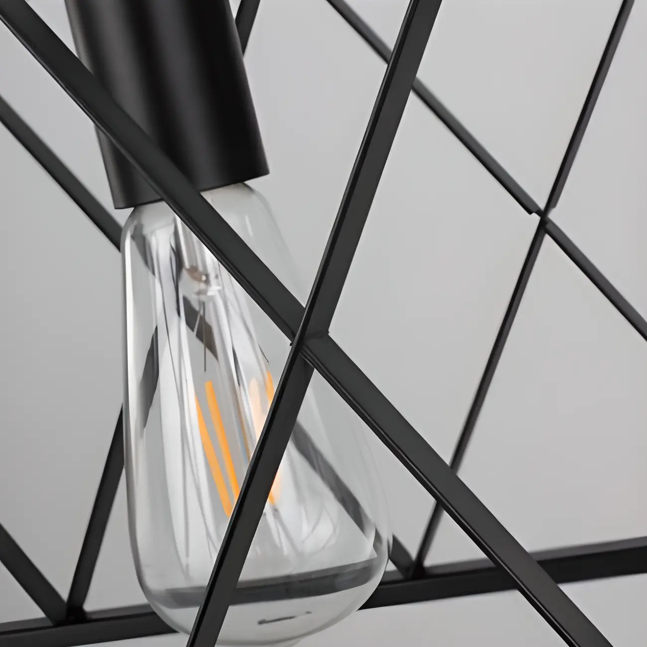 Rustic Iron Black 6-Light Chain Island Pendant Image - 14 | homeyfad