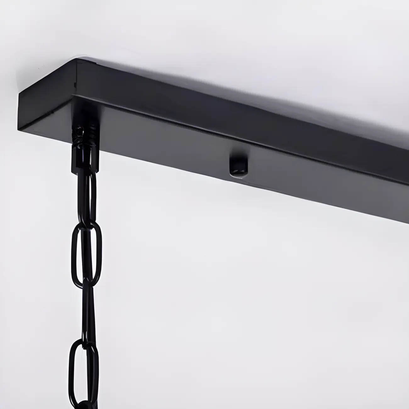 Rustic Iron Black 6-Light Chain Island Pendant Image - 16 | homeyfad