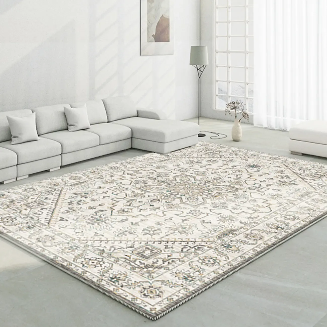 Moroccan Colorful Southwestern Rectangle Area Rug Image - 4