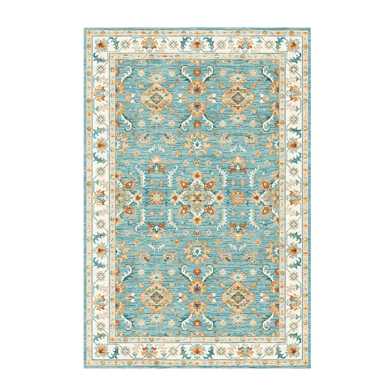 Moroccan Colorful Southwestern Rectangle Area Rug Image - 13