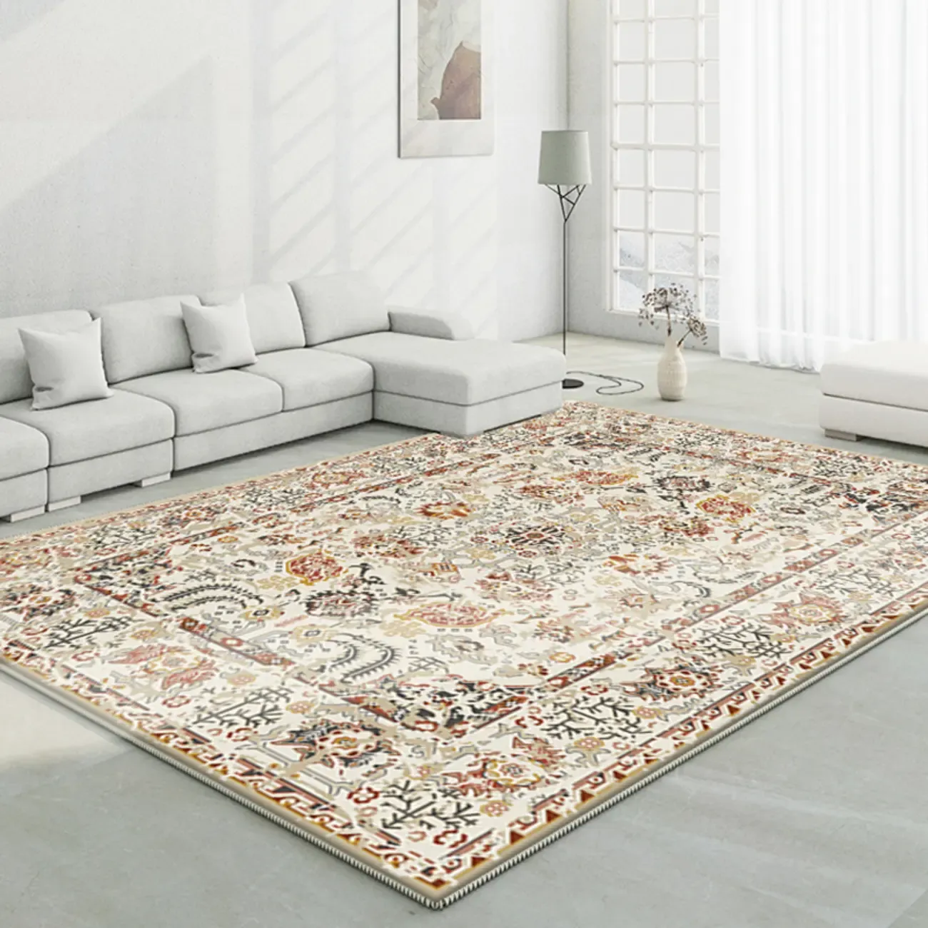 Moroccan Colorful Southwestern Rectangle Area Rug Image - 7