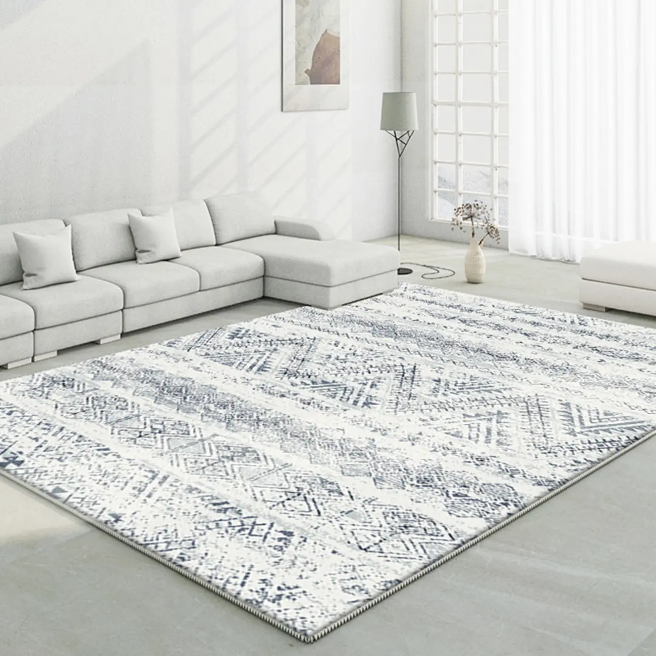 Moroccan Colorful Southwestern Rectangle Area Rug Image - 8 | homeyfad