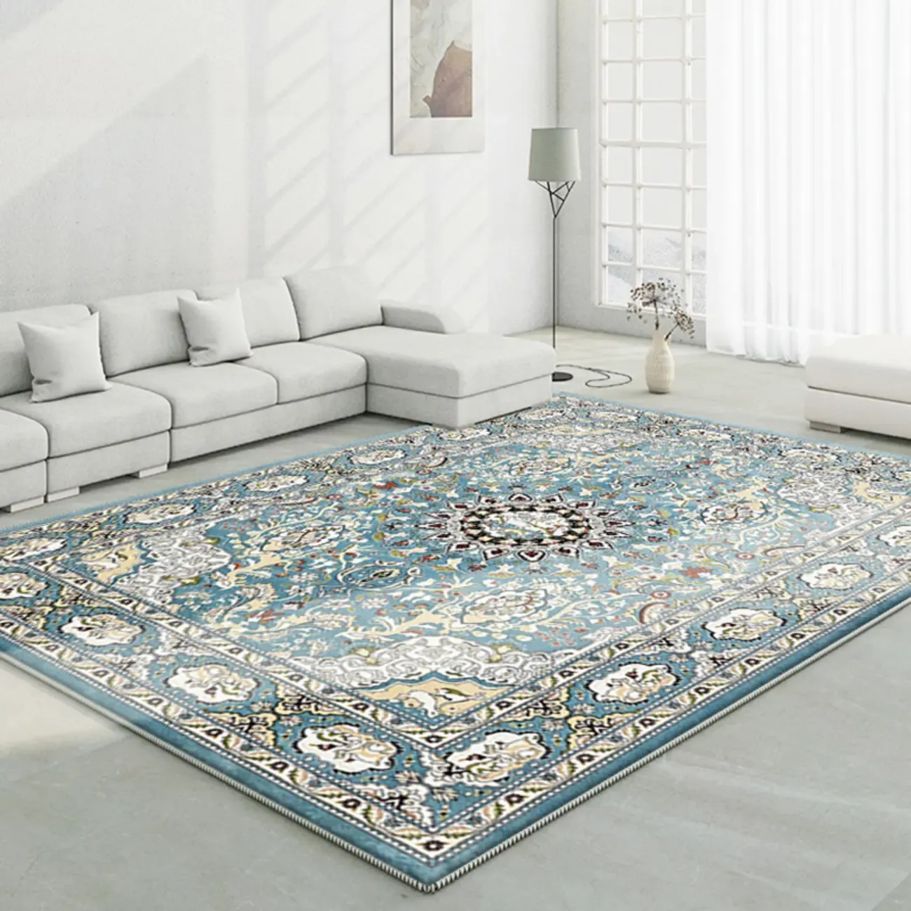 Moroccan Colorful Southwestern Rectangle Area Rug Image - 10