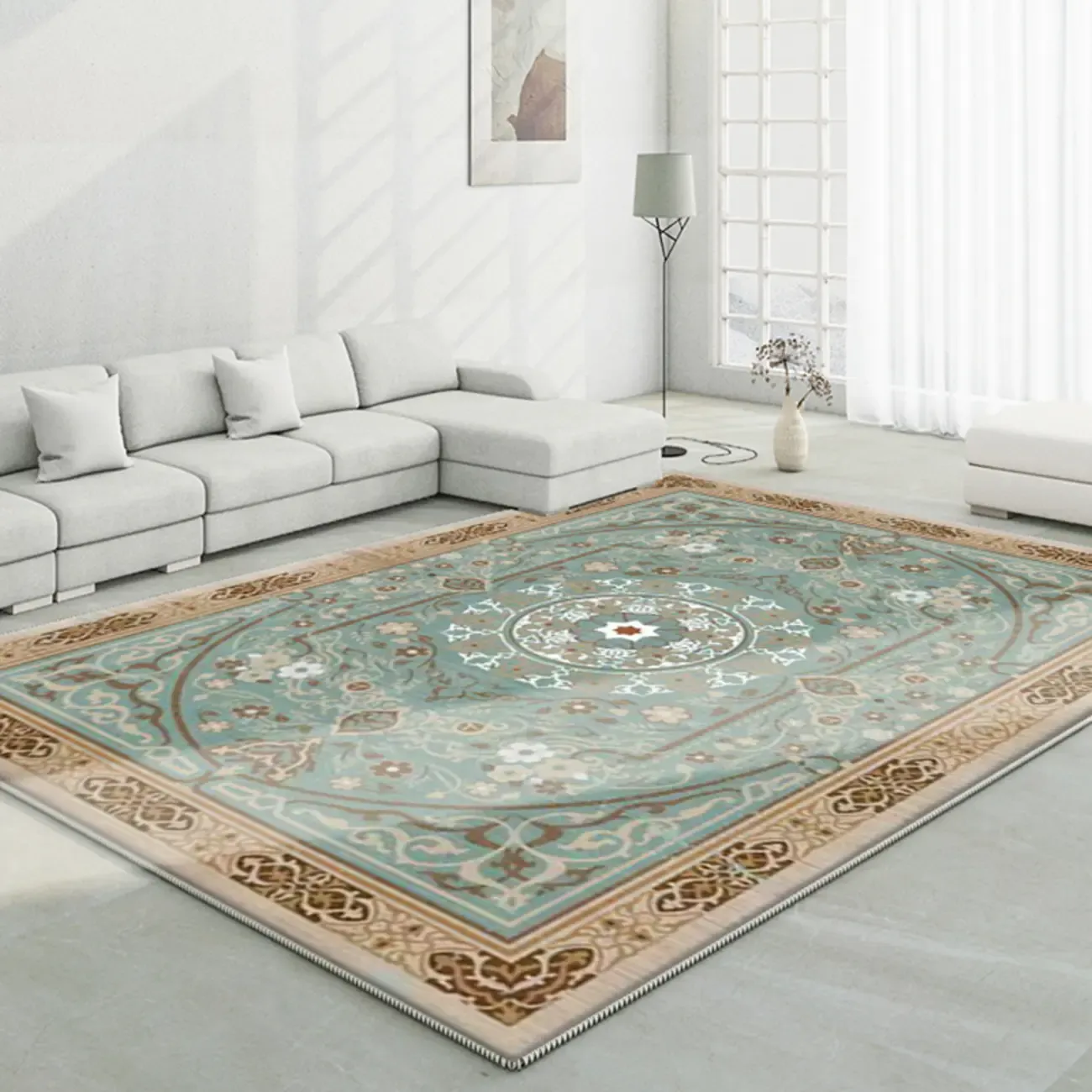Moroccan Colorful Southwestern Rectangle Area Rug Image - 11
