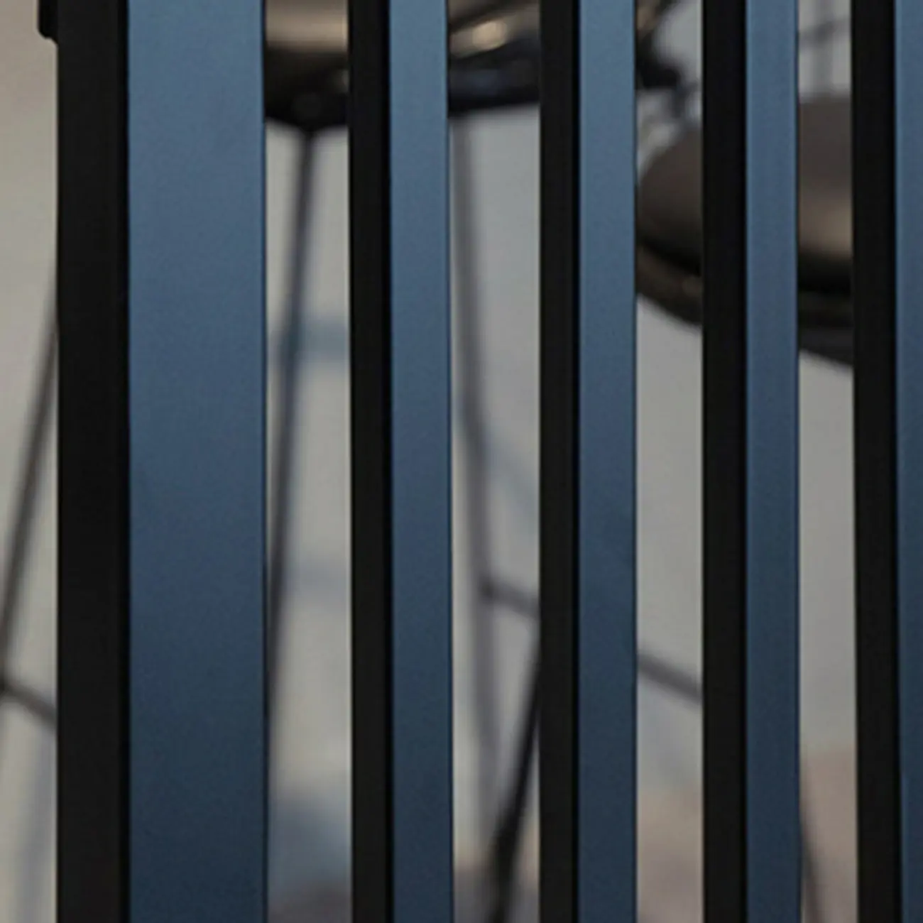 Industrial Brown Wooden Metal Leg Rectangular Bar Tables Image - 10 | homeyfad