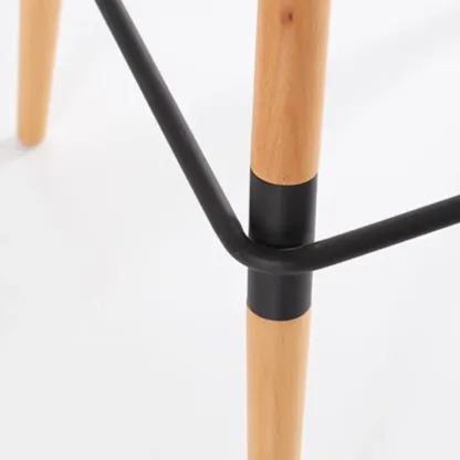 Modern Red Wooden Square Pub Tables Image - 7