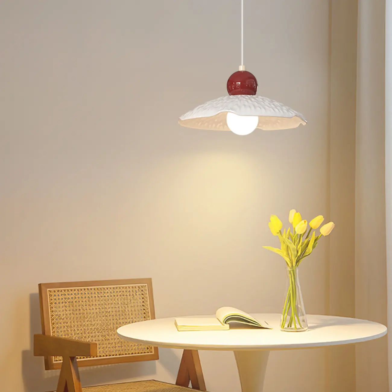 Ceramic Shade Pendant Light for Modern Dining Room Image - 2 | homeyfad