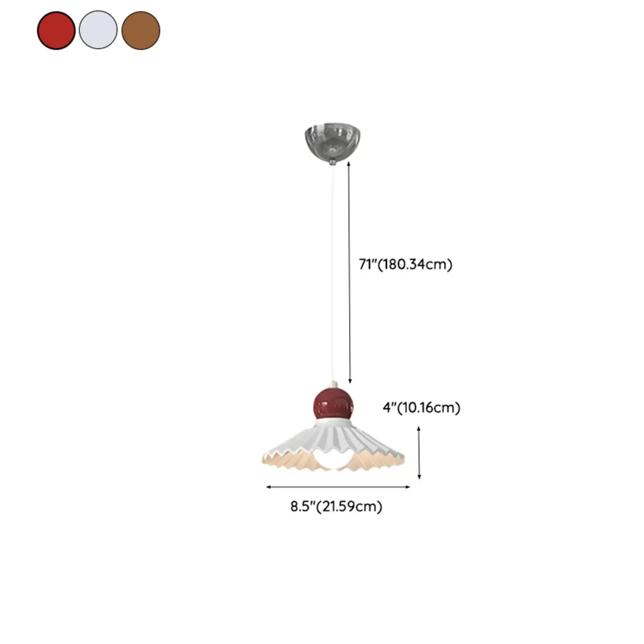 Ceramic Shade Pendant Light for Modern Dining Room Image - 32