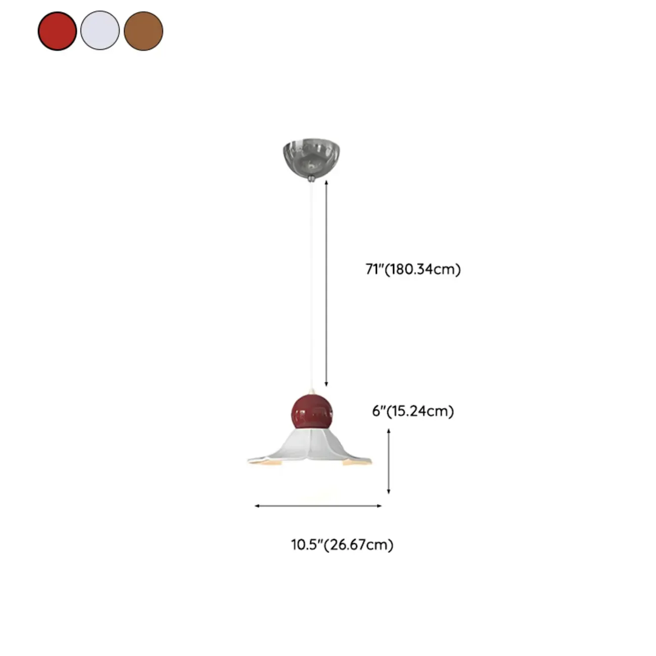 Ceramic Shade Pendant Light for Modern Dining Room Image - 35