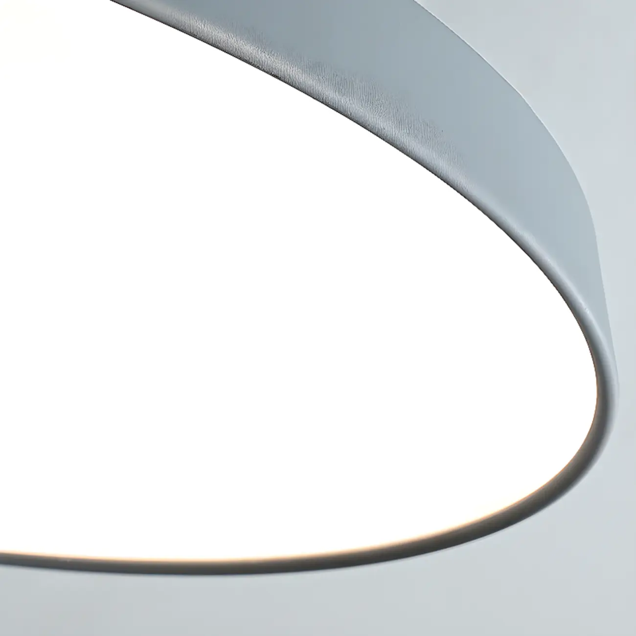 Modern Round Semi Flush Ceiling Light 3-Gear Dimming  Image - 14 | homeyfad