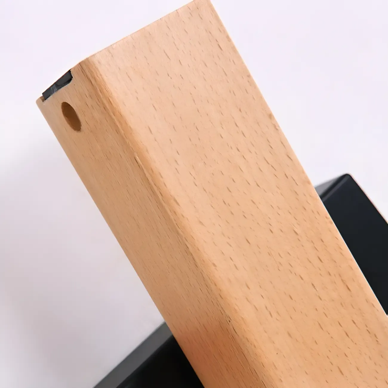 Wood Modish Rectangular Rotatable Wall Sconce Image - 13