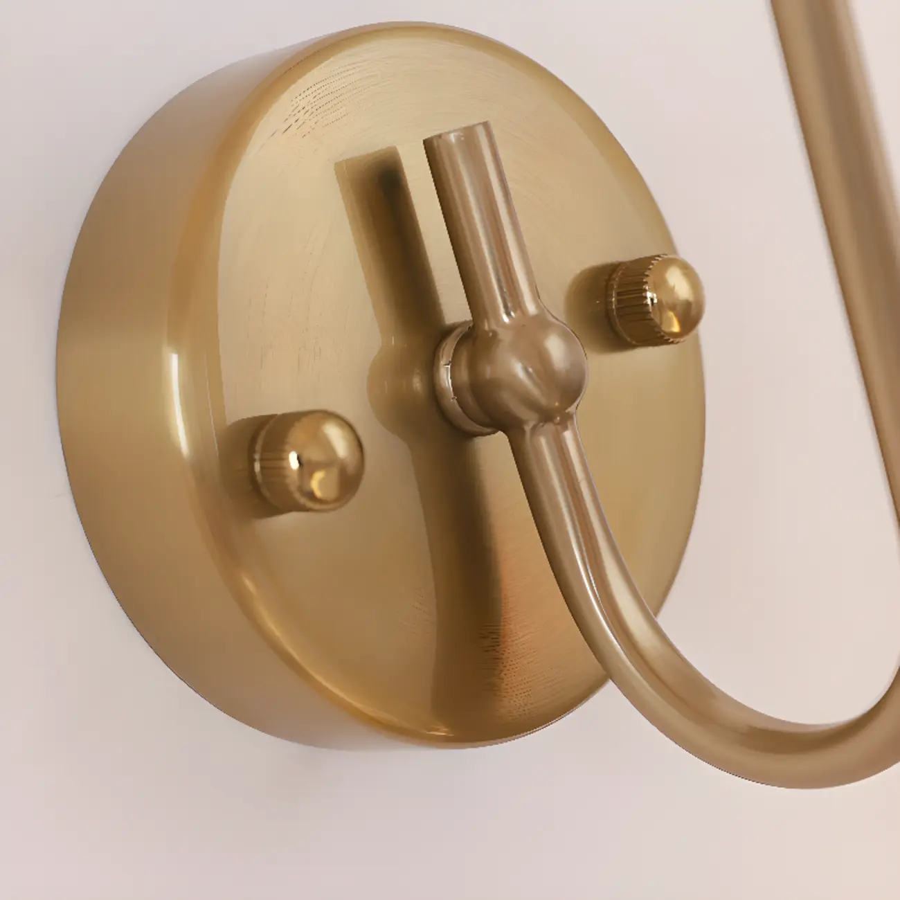 Modern Gold Geometric Wall Light with Ceramic Shade Image - 20 | homeyfad