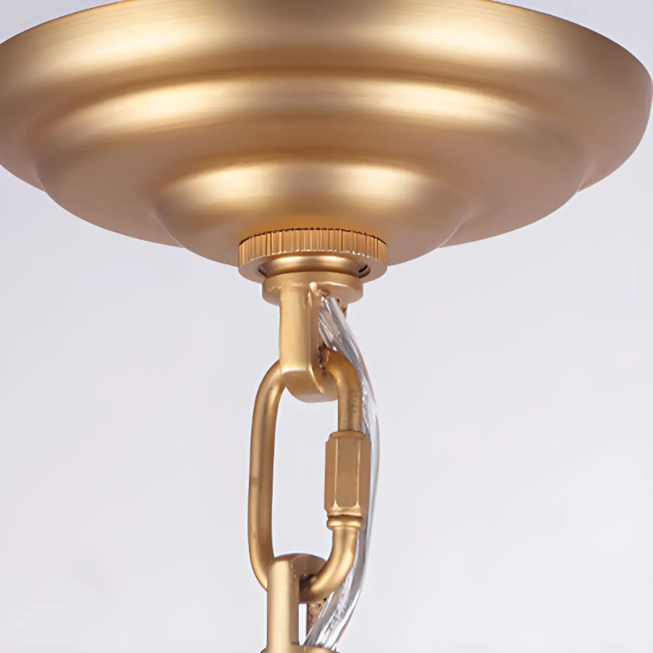 Glamorous Circle 2 Tiers Crystal Chandelier Image - 7 | homeyfad