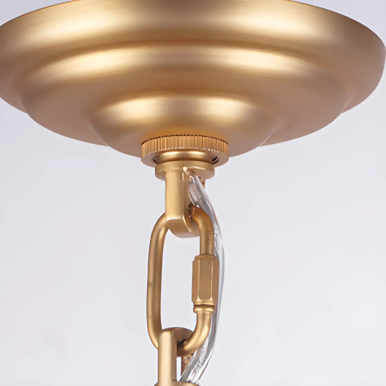 Glamorous Circle 2 Tiers Crystal Chandelier Image - 7