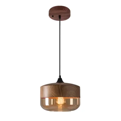 Modern Industrial Glass Pendant Light for Kitchen or Dining Image - 8