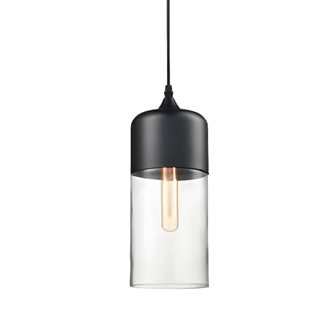 Modern Industrial Glass Pendant Light for Kitchen or Dining Image - 19 | homeyfad