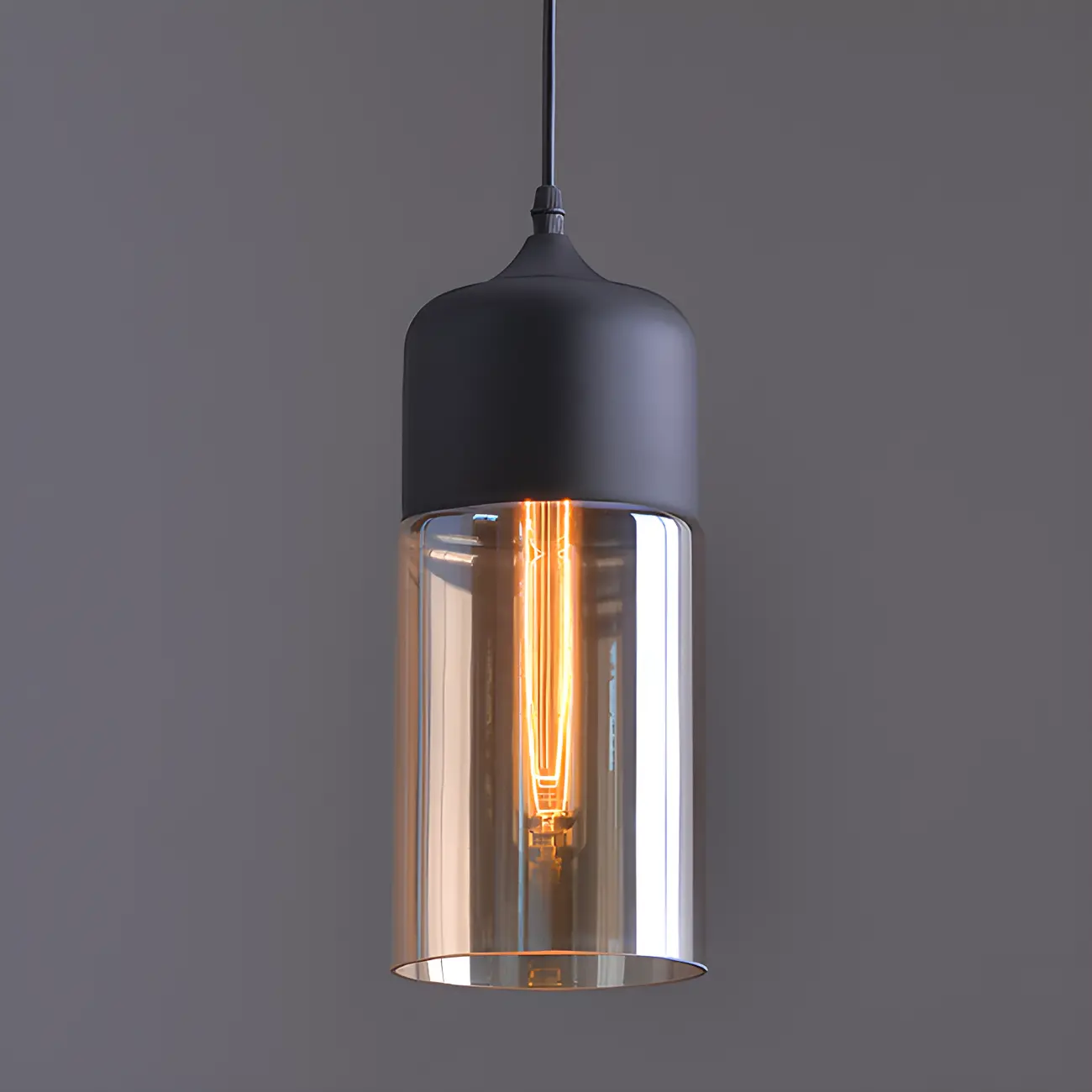 Modern Industrial Glass Pendant Light for Kitchen or Dining Image - 22 | homeyfad