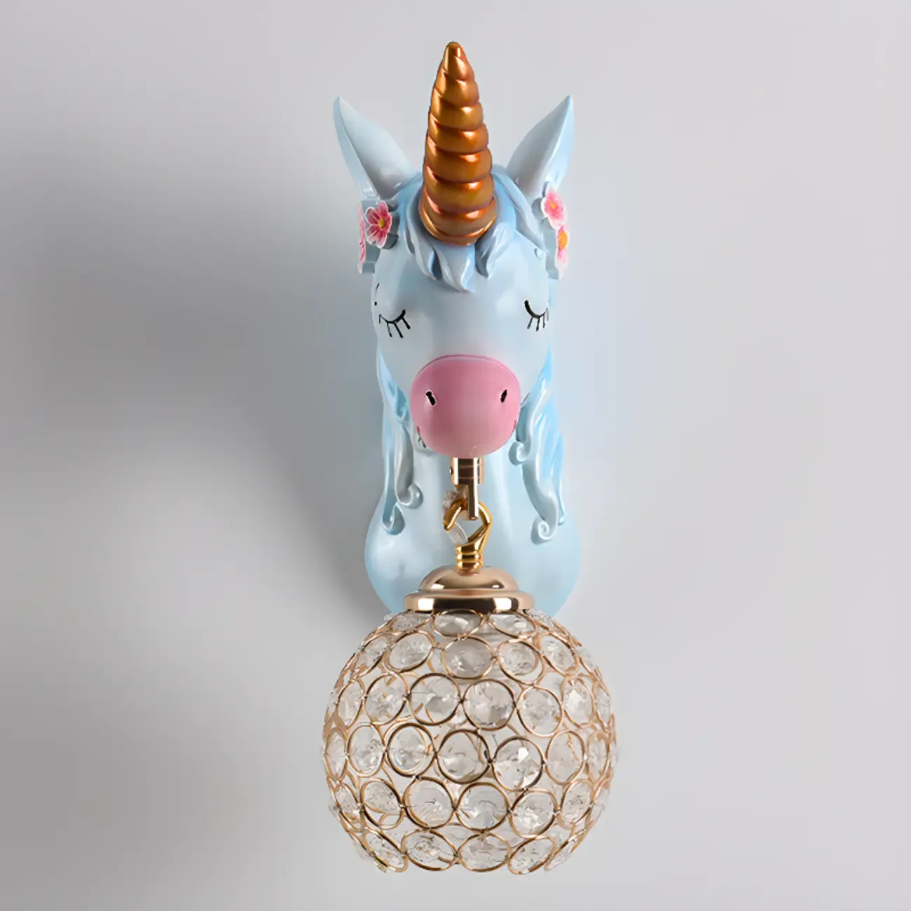 Modern Unicorn Resin Wall Light for Kids Room Image - 11