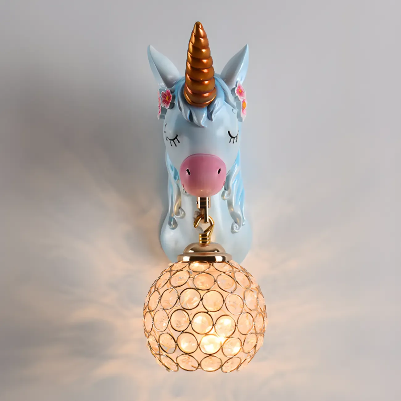 Modern Unicorn Resin Wall Light for Kids Room Image - 14