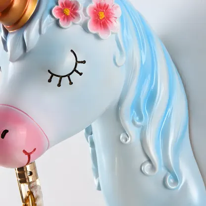 Modern Unicorn Resin Wall Light for Kids Room Image - 17