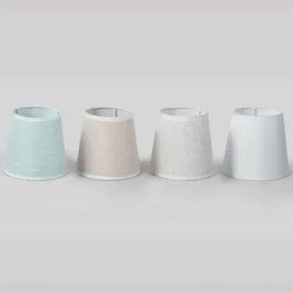 Modern Metal Wall Sconce with Fabric Shade for Bedroom Image - 22