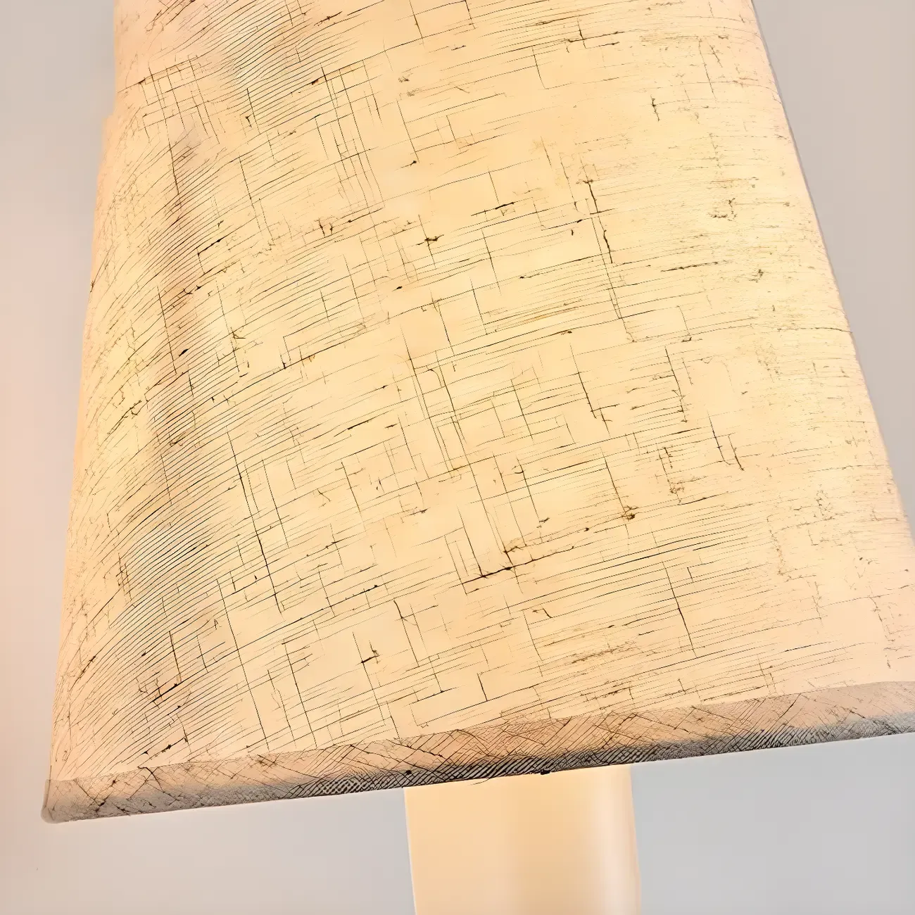 Modern Metal Wall Sconce with Fabric Shade for Bedroom Image - 24