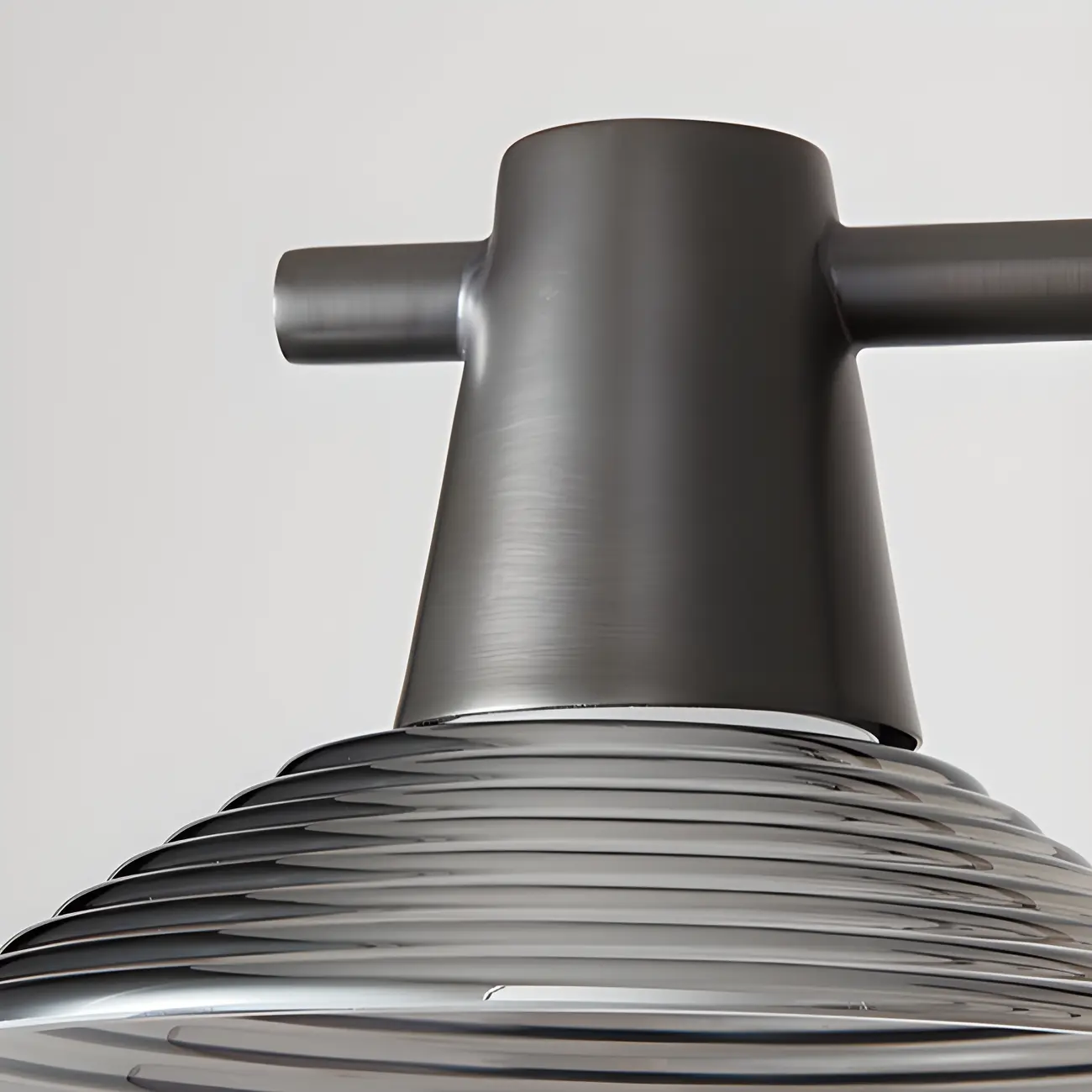 Modern Black Cone Glass Adjustable Island Light for Kitchen Area Image - 19 | homeyfad