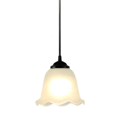 Modern Glass Island Pendant Light with Iron, 3-Lights Image - 8