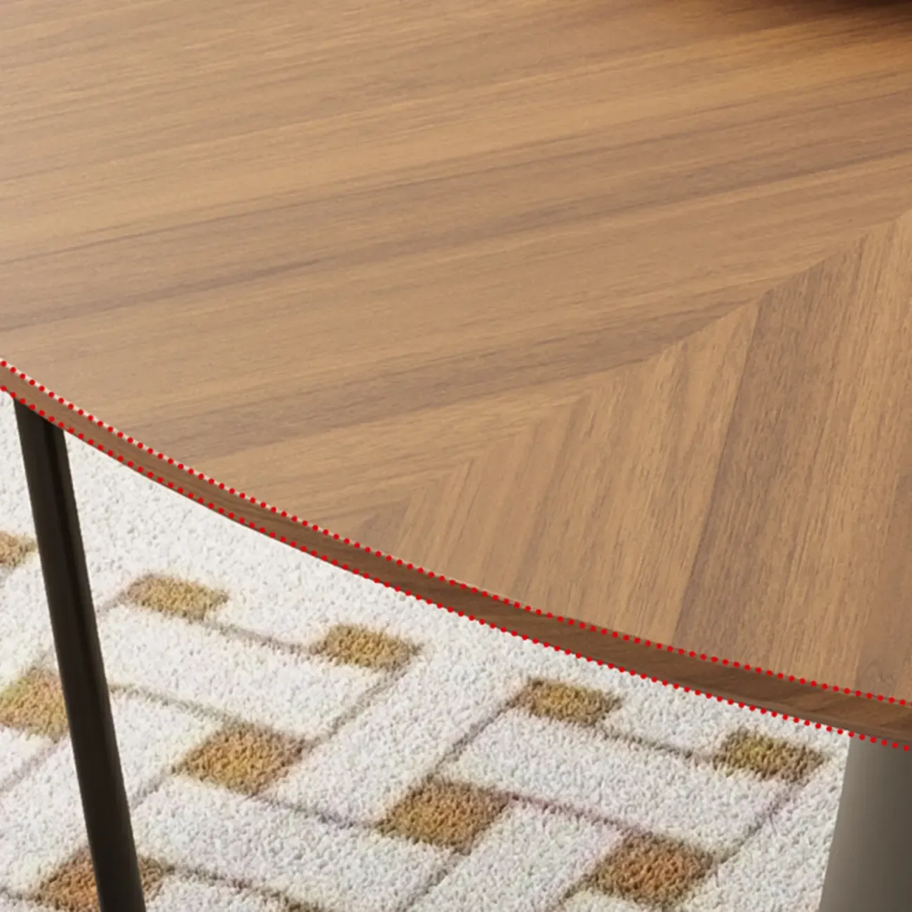 Scandinavian Pedestal Wood Brown Round Dining Table Image - 11