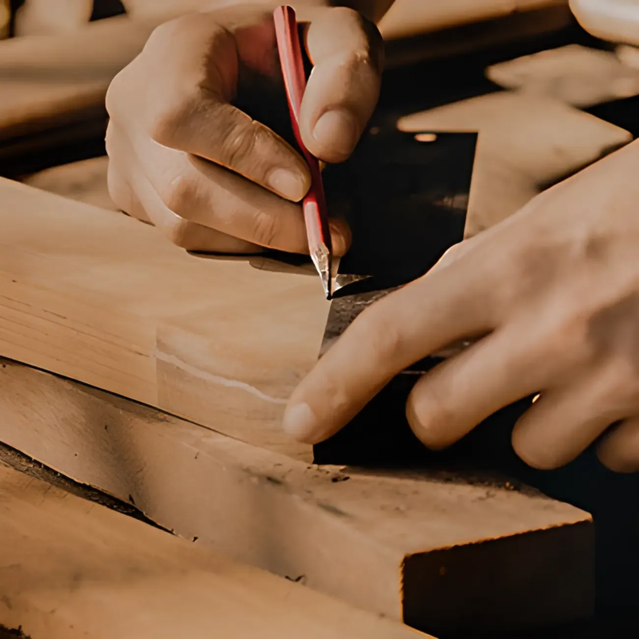 Cherry Wood Vertical Bookcase with Glass Doors Image - 4