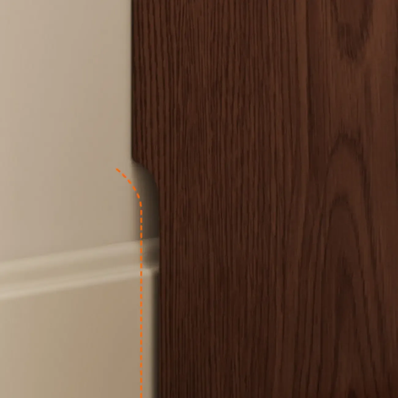 Cherry Wood Vertical Bookcase with Glass Doors Image - 18