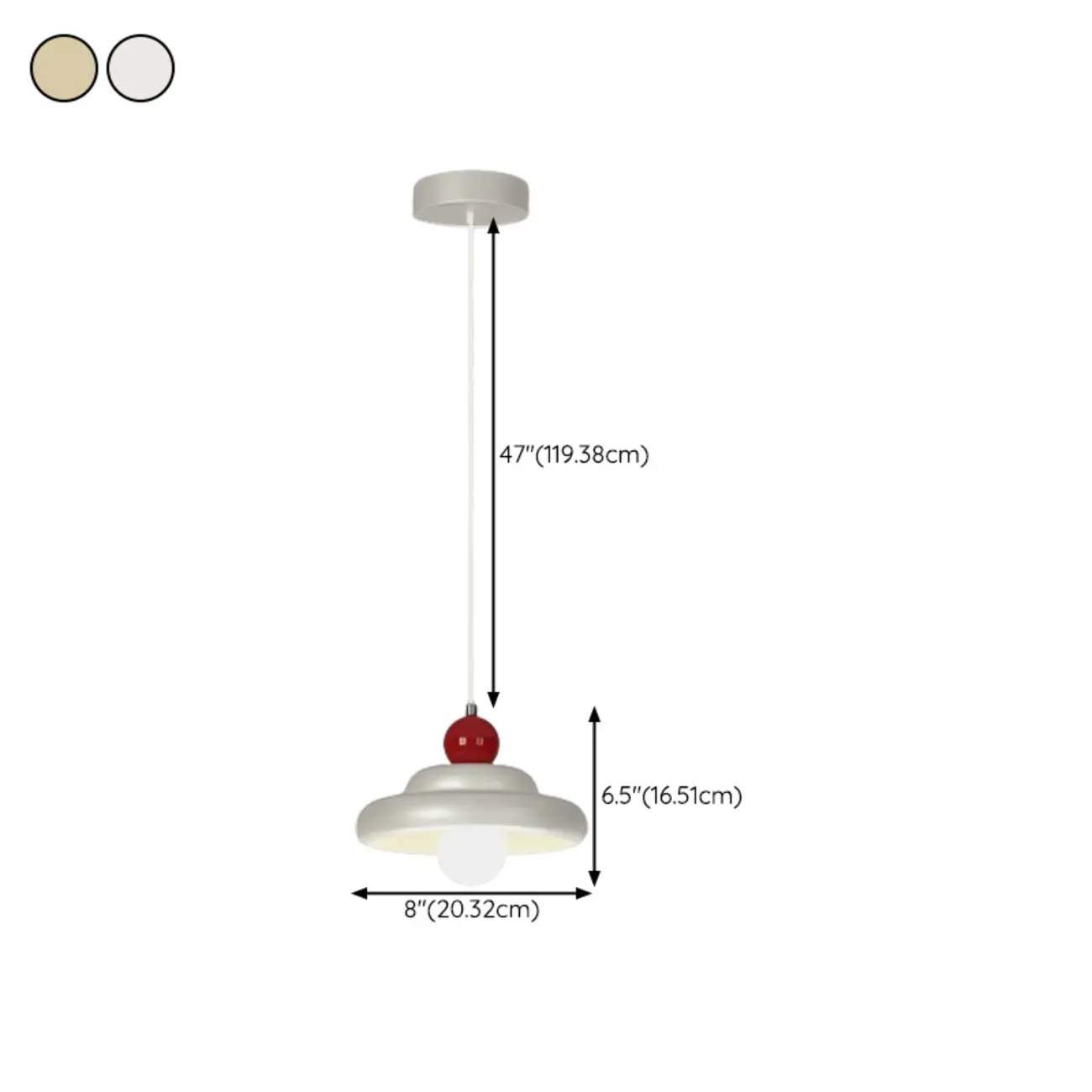 Modern Milk White Geometric Metal Pendant Light Image - 16 | homeyfad