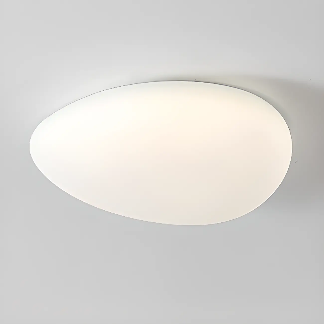 Modern Geometric Dimmable LED Flush Ceiling Light Image - 7 | homeyfad