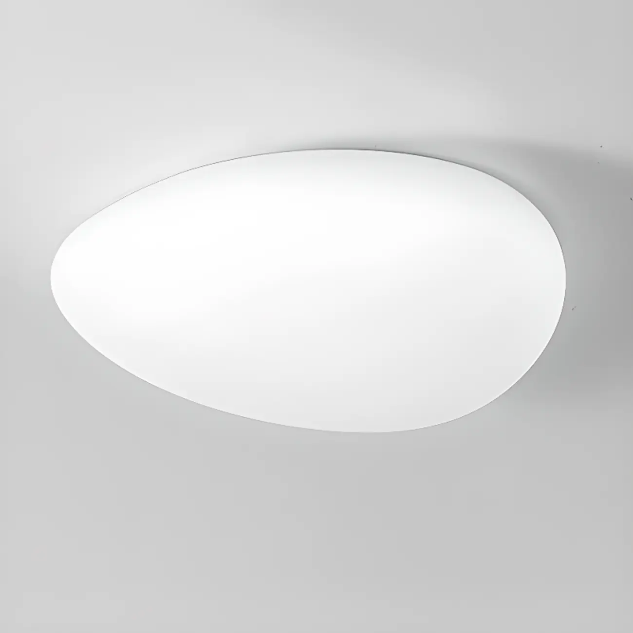 Modern Geometric Dimmable LED Flush Ceiling Light Image - 8 | homeyfad