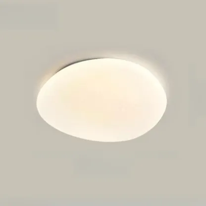 Modern Geometric Dimmable LED Flush Ceiling Light Image - 10
