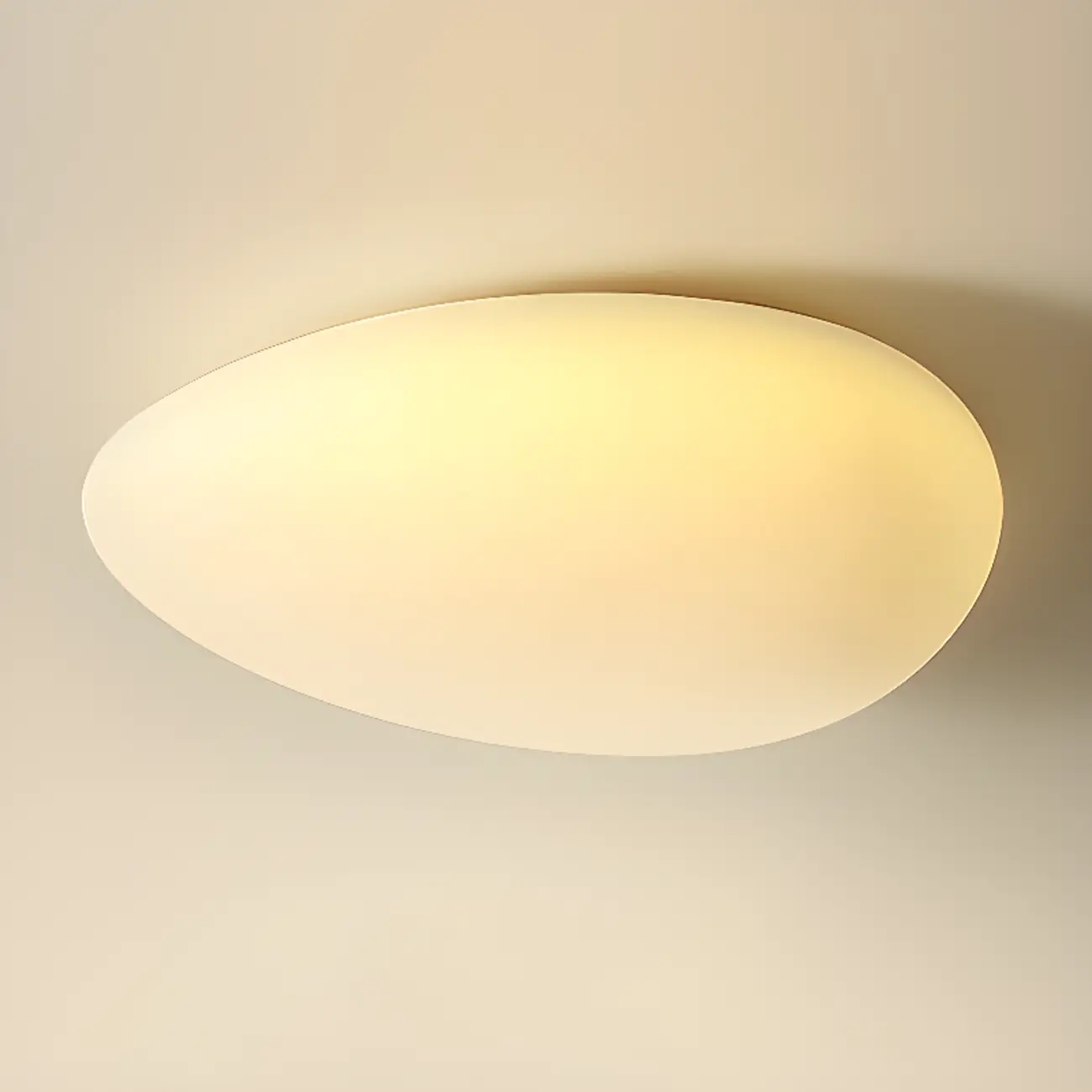Modern Geometric Dimmable LED Flush Ceiling Light Image - 11 | homeyfad