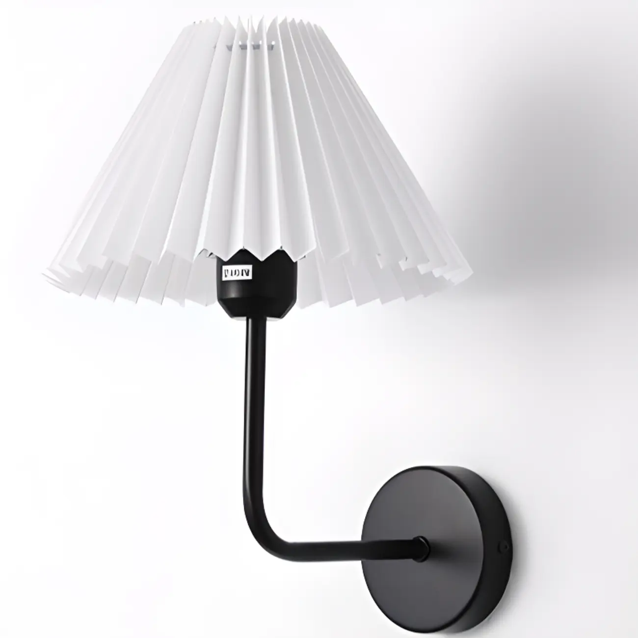 Vintage Cone Fabric Metal Fixture Wall Sconce Image - 15 | homeyfad