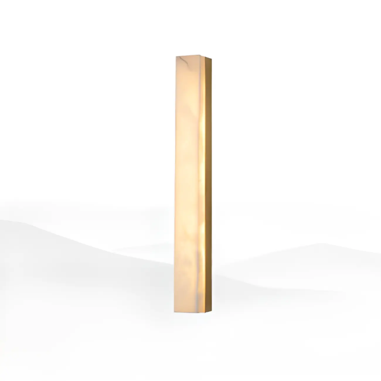 Modern Minimalist Stone Shade Alloy Wall Light Image - 12 | homeyfad