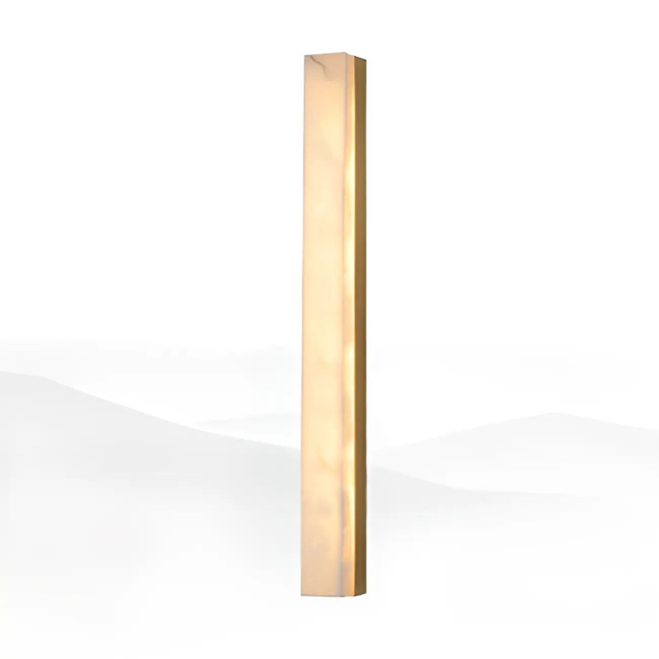 Modern Minimalist Stone Shade Alloy Wall Light Image - 14 | homeyfad